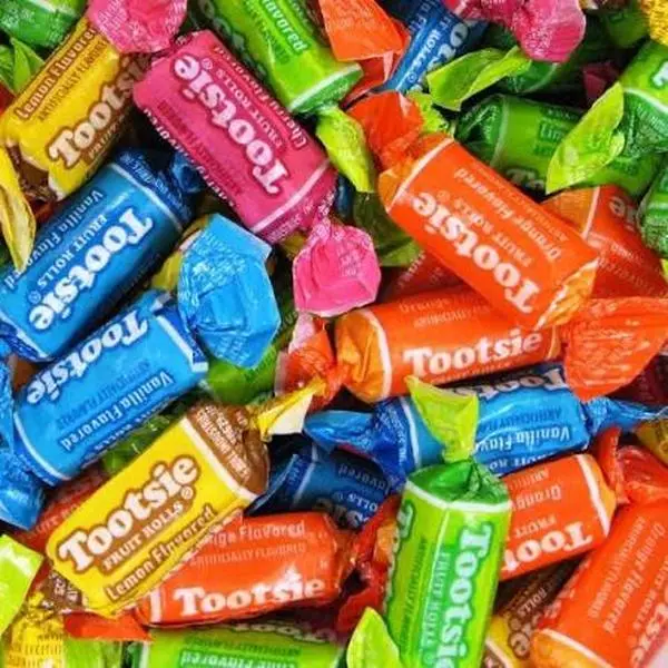 Nuts To You Tootsie Rolls Assorted - 5 Flavor Variety Pack - Cherry Lemon Orange Vanilla & Lime - Gluten Free Kosher Candy - Product of USA Assorted Candy Chewy Candy