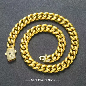 Cuban necklaces and bracelets, featuring new anti-rust technology, are comfortable to wear and unlikely to cause allergies.Available in sizes from 6 to 22 mm.Suitable as a Valentine's Day gift for casual, business, entertainment, and any other occasion