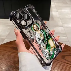 Multi-color Religion Jesus Pattern Mobile Protective Phone Case for IPhone 17 Air 16 15 14 13 12 11 Pro Max Plus Luxury Protection Shockproof Cellphone Cover