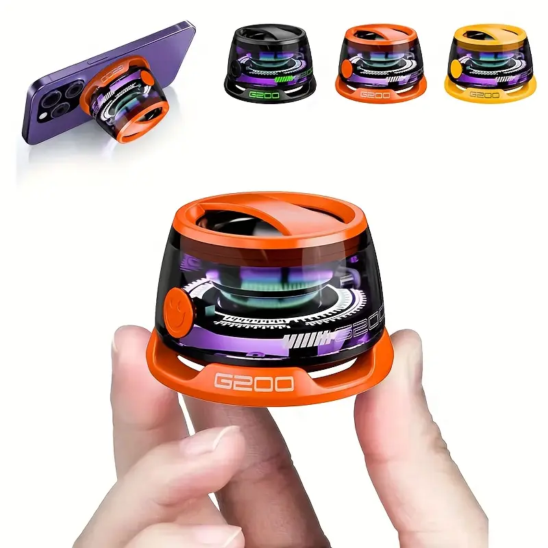 GGB Lighting Wireless Bluetooth Audio Speaker System - Mobile Magnetic Speaker, 6H Battery Life, Type-C Chargeable, Plug-and-Play, Magnetic Lock, Lightweight, Compact, Stylish Design, Easy to Carry, Suitable for Home, Outdoor Cycling