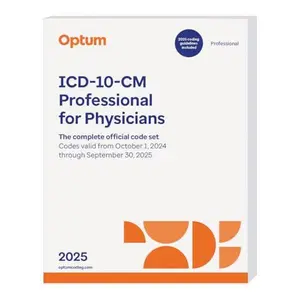 USED-2025 ICD-10-CM Professional for Physicians with guidelines (Softbound) by Optum (Unknown)