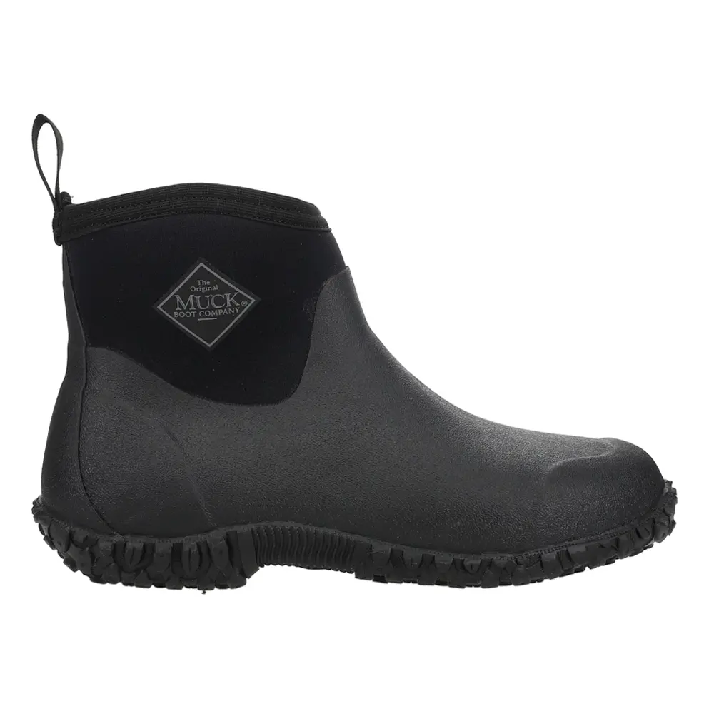 Muck Boot Mens Muckster Ii Ankle Pull On Rain Casual Boots Ankle - Black