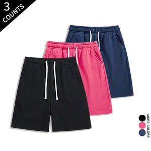 Men’s 3-Pack Casual Sweat Shorts | All-Day Wear Lounge Shorts for Daily, Workout & Street, Relaxed & Breathable
