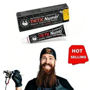 TKTX Tattoo Numbing Cream 1 Pack 99%For Tattoos 、Laser Removal 、Waxing 、EyebrowThreading 、Tattoo External Cream 10g