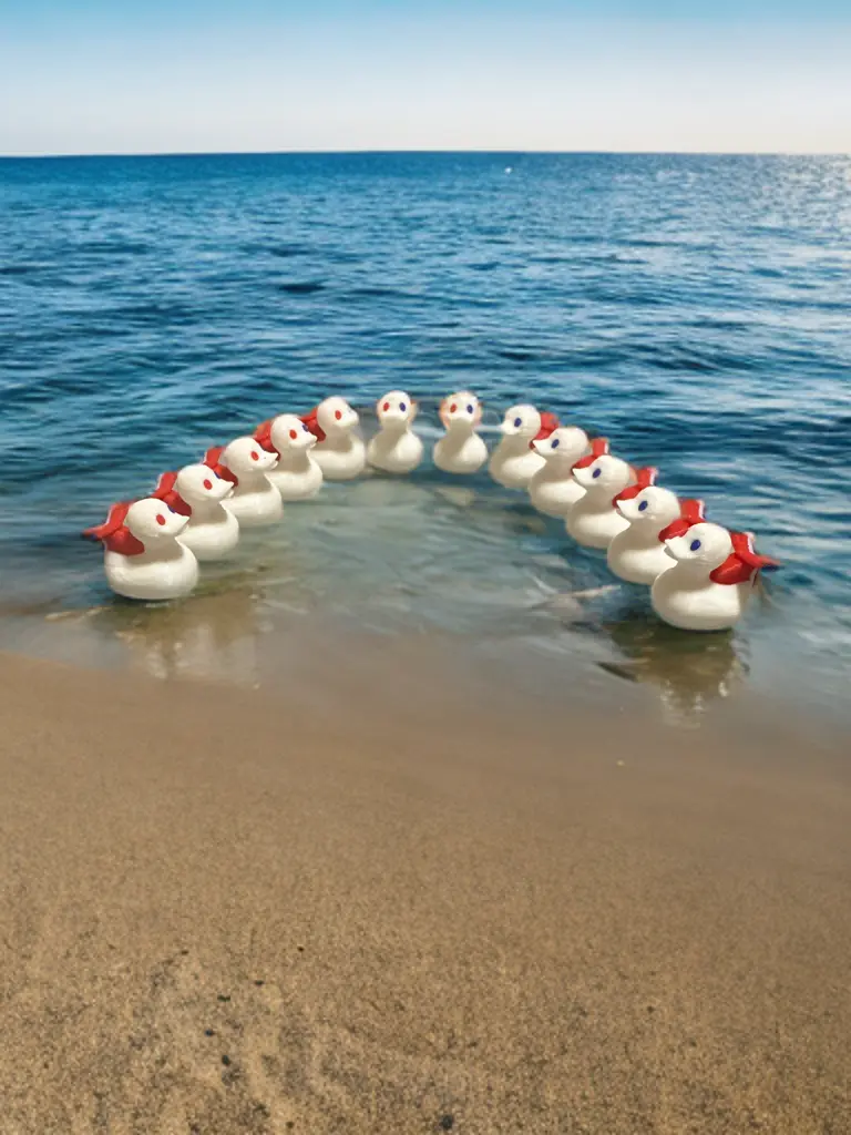 Dozen Small Cruise Carnival Ducks