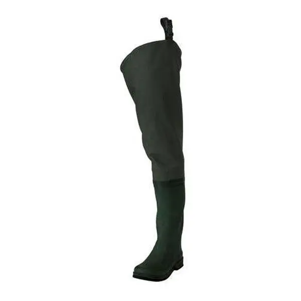 Frogg Toggs Mens Green Cascades 2-Ply Poly/Rubber Cleated Bootfoot Hip Waders