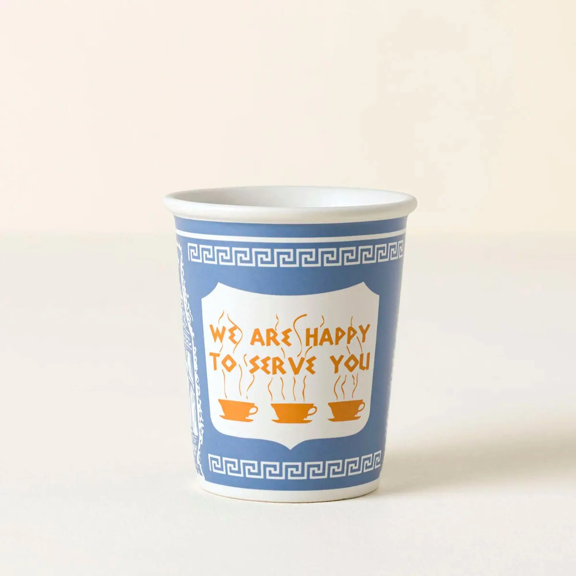 Ceramic Greek Coffee Cup Classic - TikTok Shop