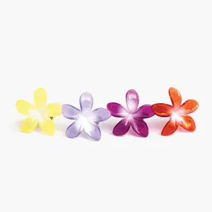Plumeria Hair Clips 4 Pack