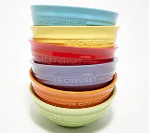 Le Creuset Set of 6 Mini Multi-Color Stoneware Prep Bowls