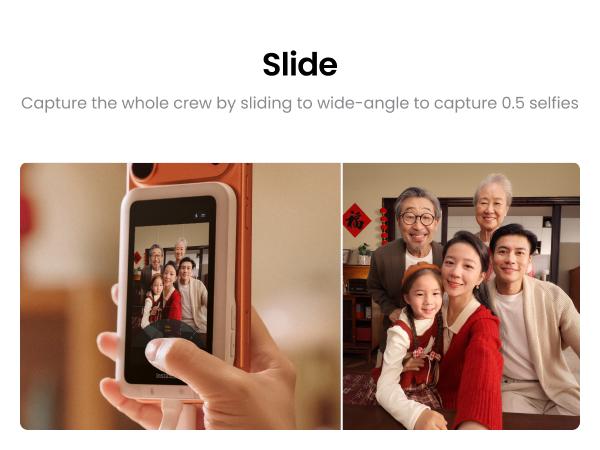 Insta360 Snap Selfie Screen - 4K Magnetic Selfie Monitor Screen for Selfie, Vlogging, Compatible vith iPhone & Android, Touchscreen Control, Wired Instant Connection