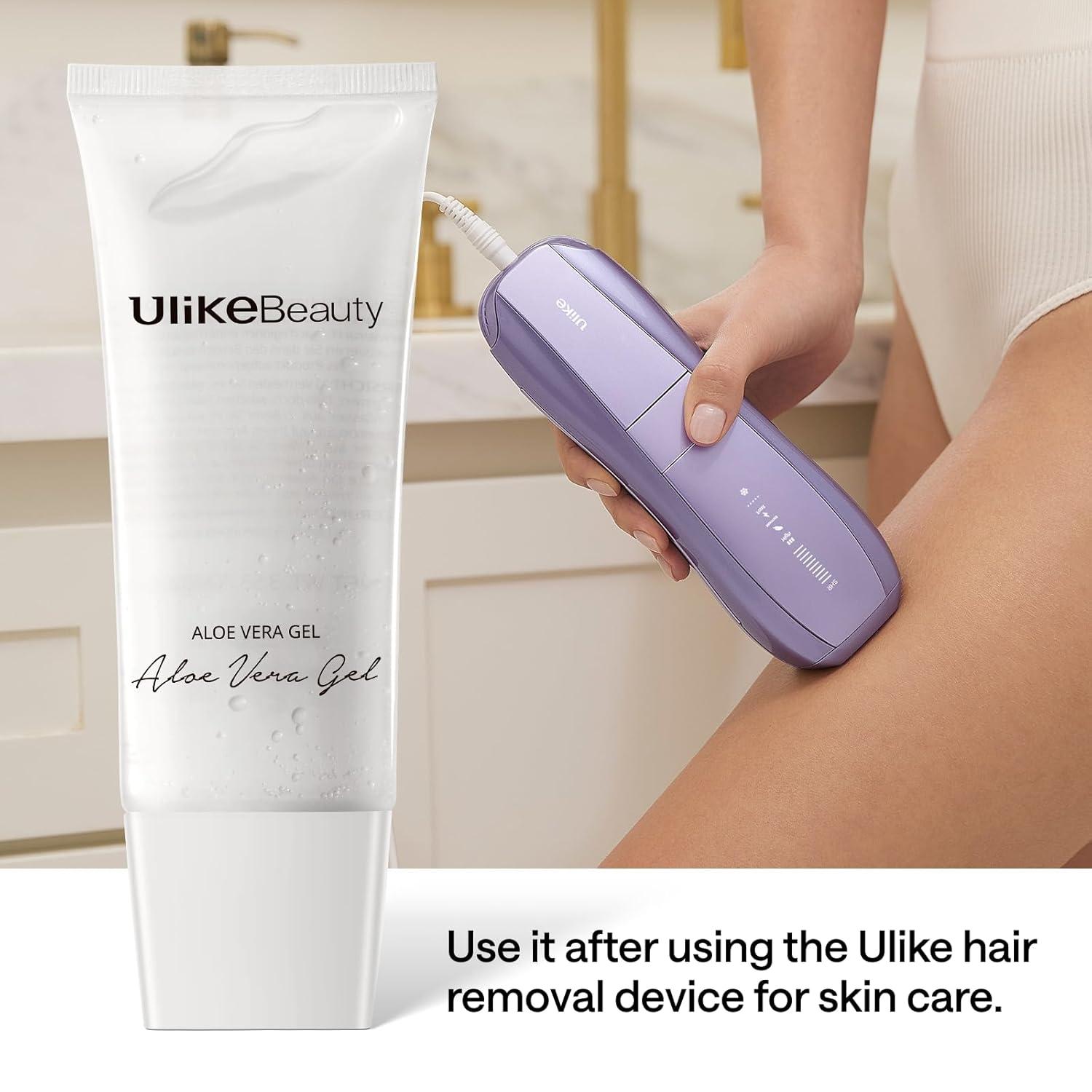 Ulike Vera Gel for Hair Removal and Facial Beauty Device for Women and Men in Face or Body, Ideal for Skin, Scalp, Hair Hydration, and Calming Moisturizer - Comfort skincare Wax Cream