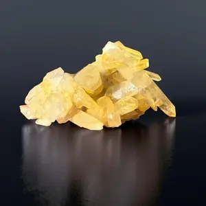 Golden Honey Quartz Crystal Cluster |3" ARKANSAS Specimen |serpent root mine