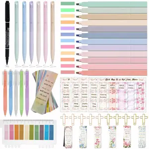 Bible Study Supplies Kit for Women 76PCS Bible Journaling Kit with Bible Tabs for Women,Bible Highlighters and Pens, Bookmark, Stationary Gift Set for Christian Girls