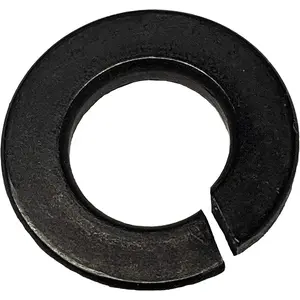 014973123697 Black 1/4" Lock Washers, Pack of 20