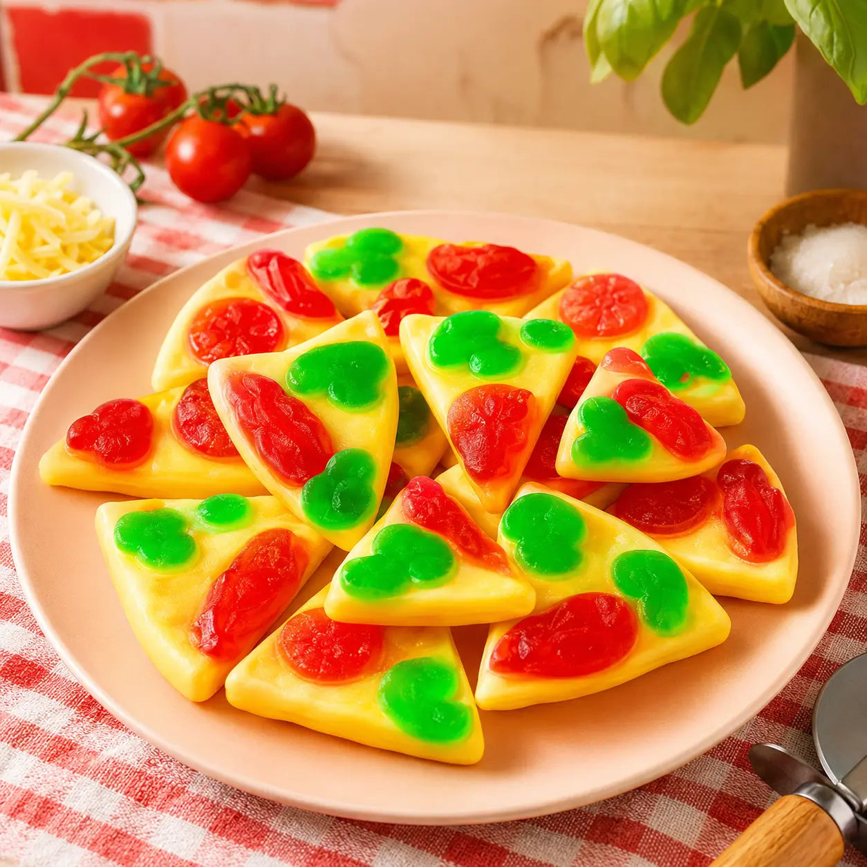Gummy Pizza Slices – Fruity Gummy Candy