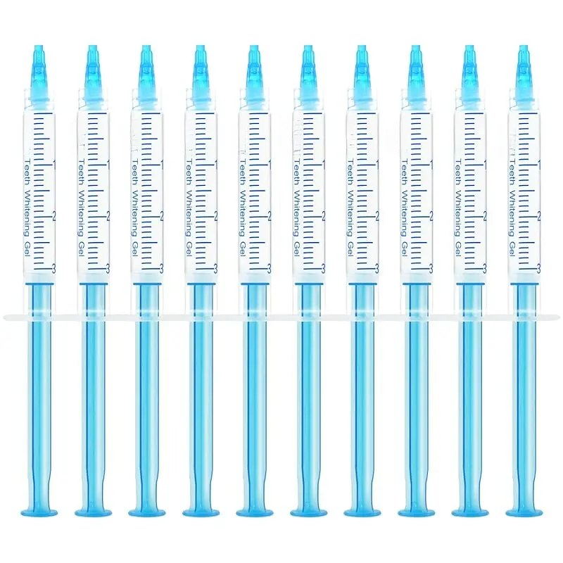 10 Pack Teeth Whitening Gel Refills 22% Bleaching Gel, No Sensitive Teeth Whitener, Great for Sensitive Tooth Whitening, Carbamide Peroxide Teeth Whitening Gel, Mint Flavor (10X 3ML)
