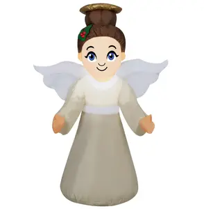 New Christmas Airblown Inflatables Holiday Time Yard Decoration Christmas Angel, 3.5 ft Ornaments