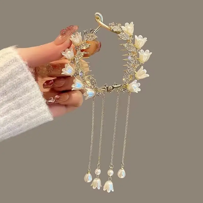 Bellflower Hair Scrunchie - Trendy and Fashionable Hair Accessory