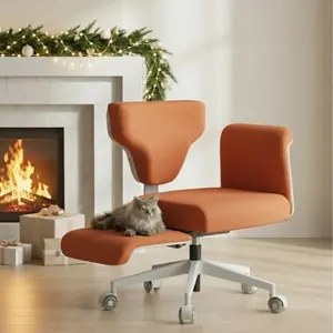 Newtral Ergonomic Armrests Adjustable Criss Cross Office Chair with Wheels Back Tray Pet Safe Waterproof Dustproof Fabric for Home Office Bedroom Use