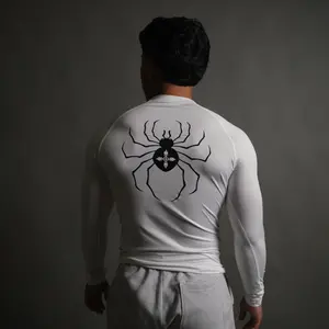 Chrollo Spider Compression Long Sleeve in White
