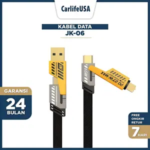 4-in-1 Fast Charging Cable - 27W PD USB-C to Lightning Multi-Port Charger, Car Charging