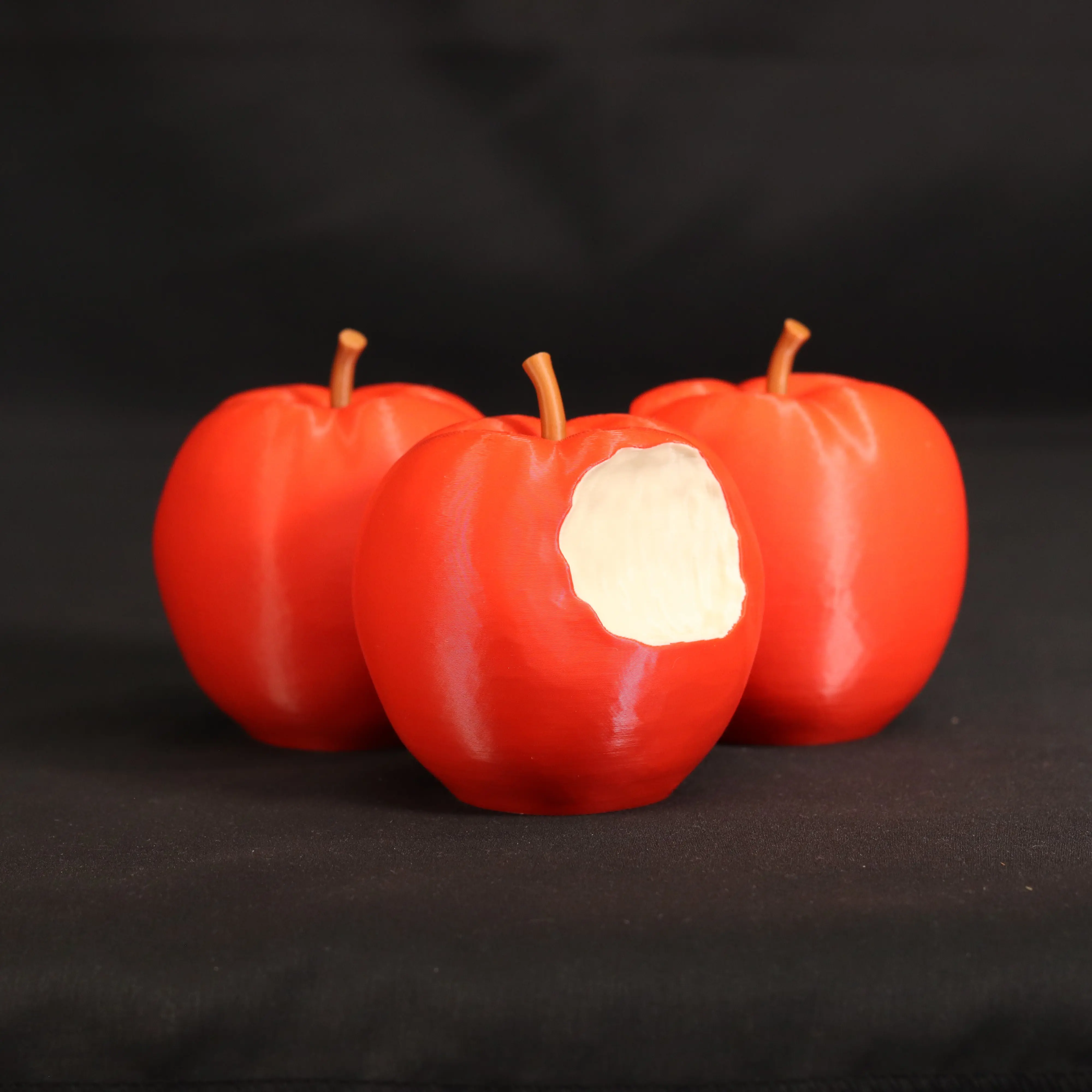 Bitten Apple Decor Fairy Tale Display Halloween Shelf Decoration