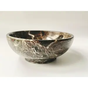 Black Zebra Jasper Bowl
