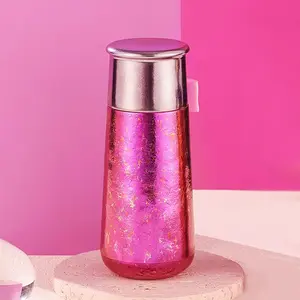 Pure Titanium Thermos Insulated Cup with Tea-Water Separation & Steeping Function, Ideal Gift for Women 380ML