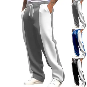 Men's Stylish Two-Tone Casual Pants Sports Daily Plus Size Pants
