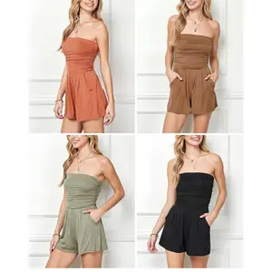 Strapless Romper