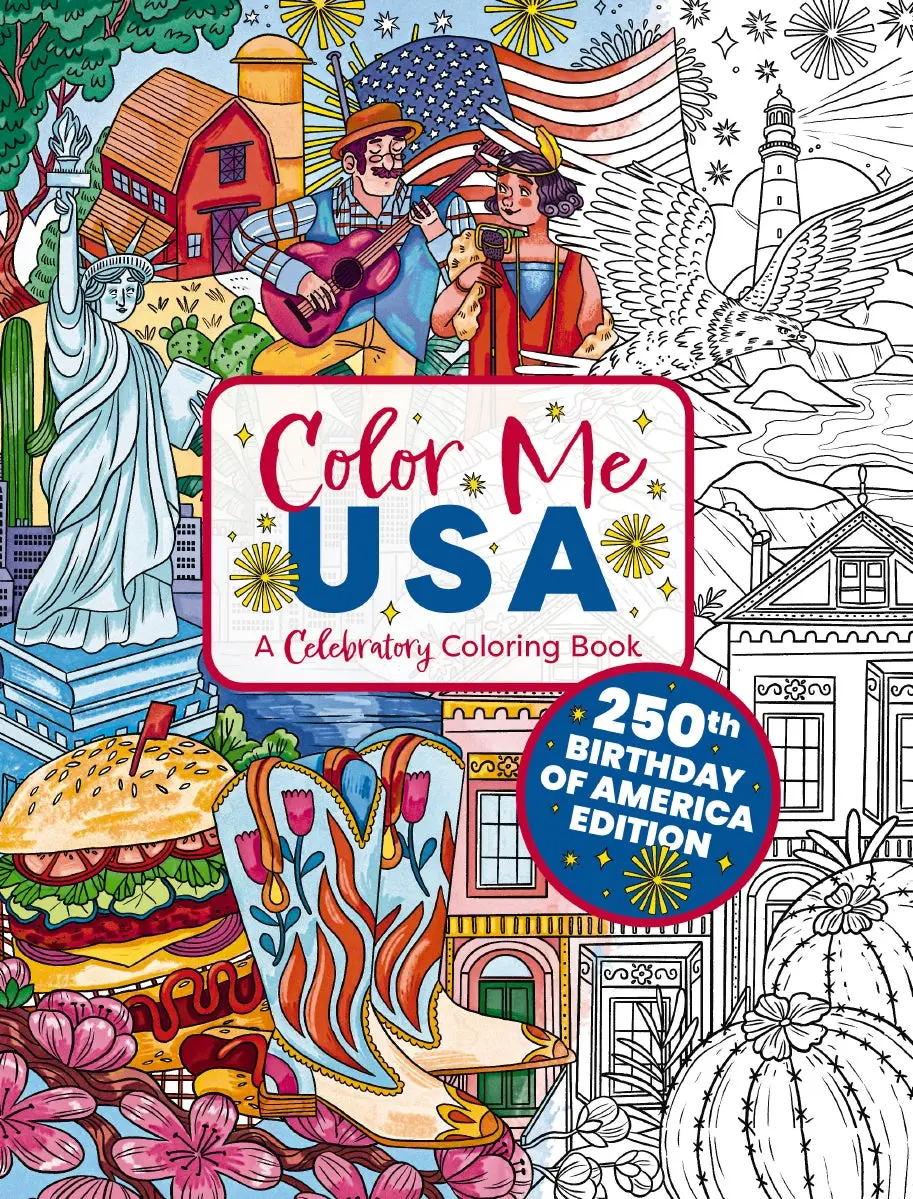 Color Me USA: A Celebratory Coloring Book