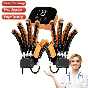 Electric finger trainer for stroke rehabilitation and hemiplegia recovery - Adjustable resistance hand exerciser with digital display, stroke recovery aid, gift for seniors, Christmas gift