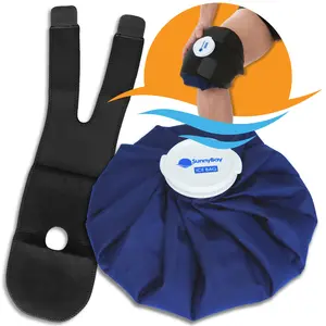 Large Ice Bag with Strap - Add Ice or Hot Water - Hot Cold Therapy