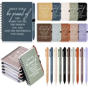 Graduation Appreciation Gifts May You Be Proud of The Work Notebook with Ballpoint Pen Thank You Notebooks 2026 CNA Appreciation Gifts for Staff Nurse Coworker, Vivid Color, 10 Sets/20 Pcs