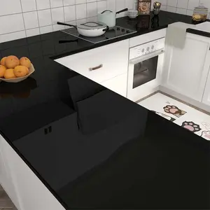 Black and White Pattern Self Adhesive Wall Sticker, Waterproof Removable Wall Decal, Decorative Sticker for Home Kitchen Living Room