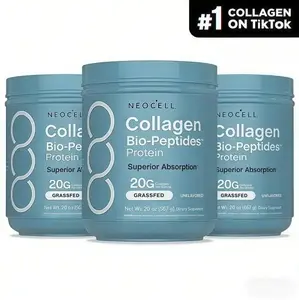 NeoCell Collagen Peptides Powder 20oz - Grassfed Protein Supplement - Advanced with 18 Essential Amino Acids-3NC Dietary Edible Fitness Vitamin Muscle