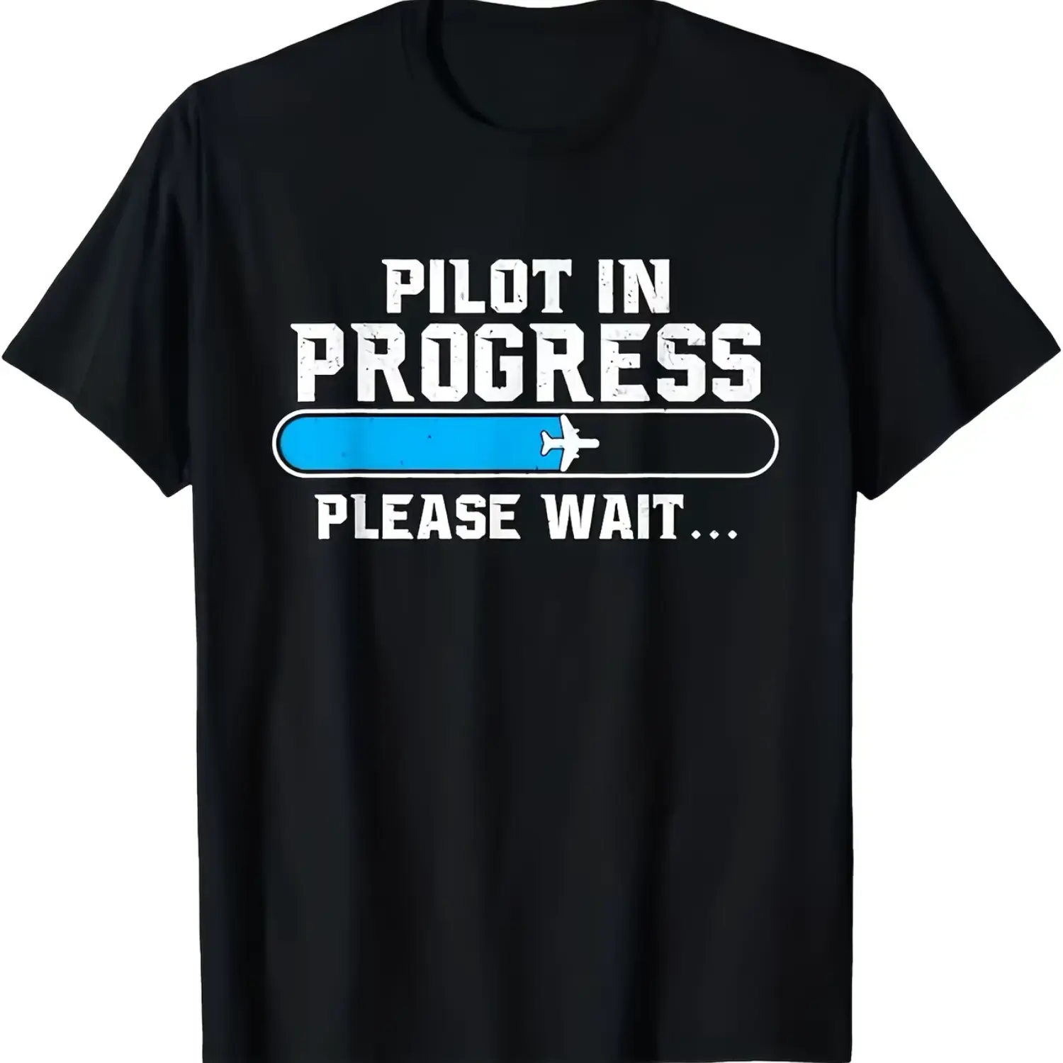 Perfect Gift for Aviation Lovers! Pilot In Progress Graphic T-Shirt, Pilot Training Apparel