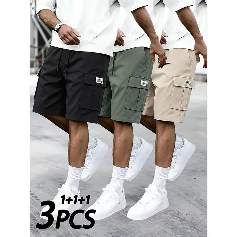 Black + Army Green + Khaki