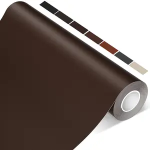 Leather Repair Patch, 17x60 inch Self Adhesive Leather Repair Tape, Large Leather Patches for Couches, Furniture,  Seats, Chairs(17X60 inch,Coffee)