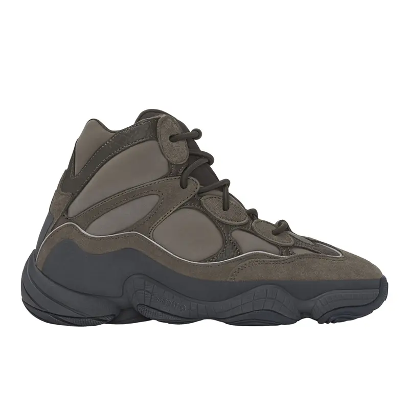 adidas Mens Yeezy 500 High Sneakers Shoes Casual - Brown