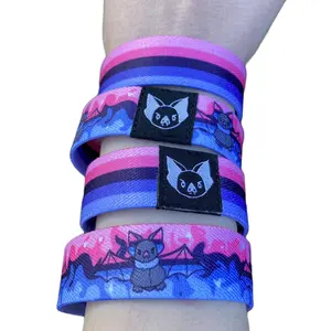 Omnisexual Bat Bracelet - Omni Pride Elastic Wristband (only one included)
