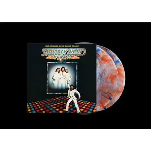 Bee Gees - Saturday Night Fever (Original Soundtrack) - Limited Red, Orange & Blue Marble Colored Vinyl  [VINYL RECORD - LP] Blue, Colored Vinyl, Ltd Ed, Orange, Red, UK - Import
