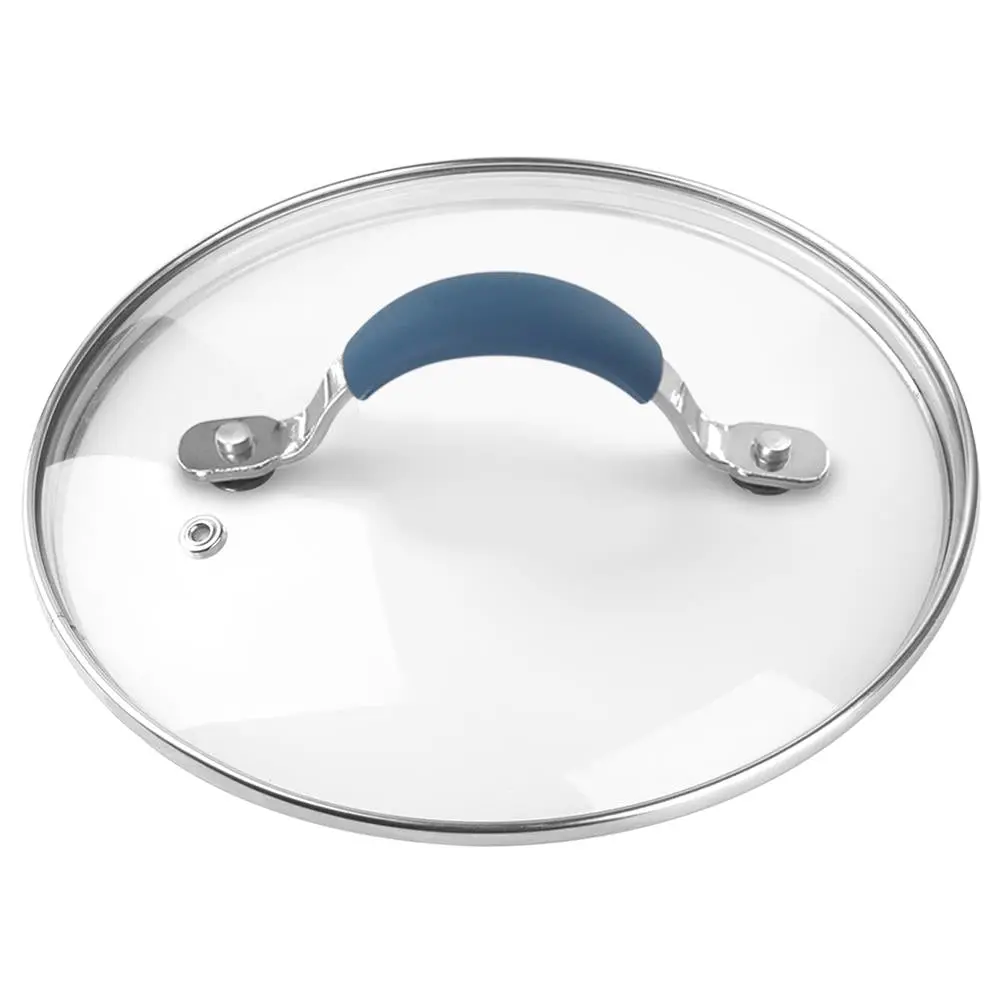 Saucepan Pot Lid - Fits 7.1" Pot | See-Through Tempered Glass Lid with Stainless Rim - Oven & Dishwasher Safe - Home Kitchen Cookware Accessory