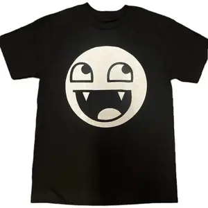 Epic Face Vampire T Shirt Y2K Goth Emo Scene Tapout Affliction Relaxed Soft