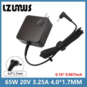 20V 3.25A 65W 4.0 * x 1.7mm Power Adapter Compatible for Lenovo ADLX65CLGE2A ADLX65CCGU2A ADLX65CLGK2A ADLX65CLGA2A ADLX65CLGI2A SA10M42740 Laptop ac Adapter