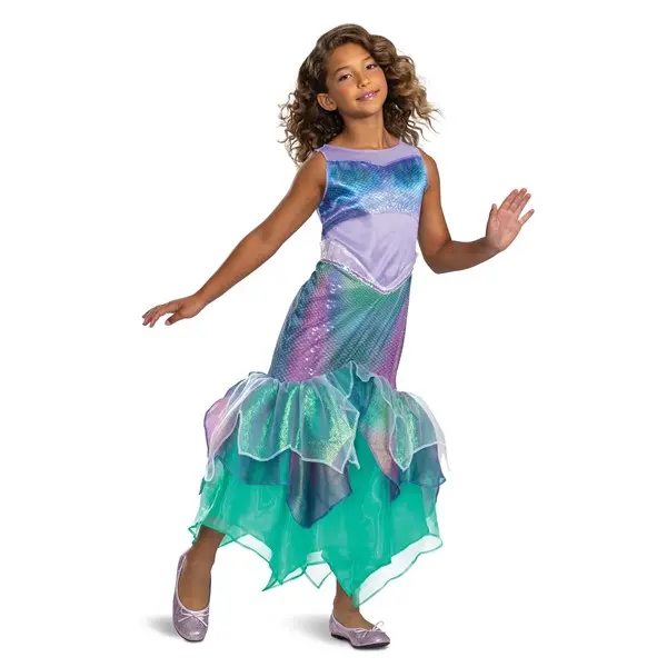 Girl's Little Mermaid Live Action Deluxe Ariel Costume
