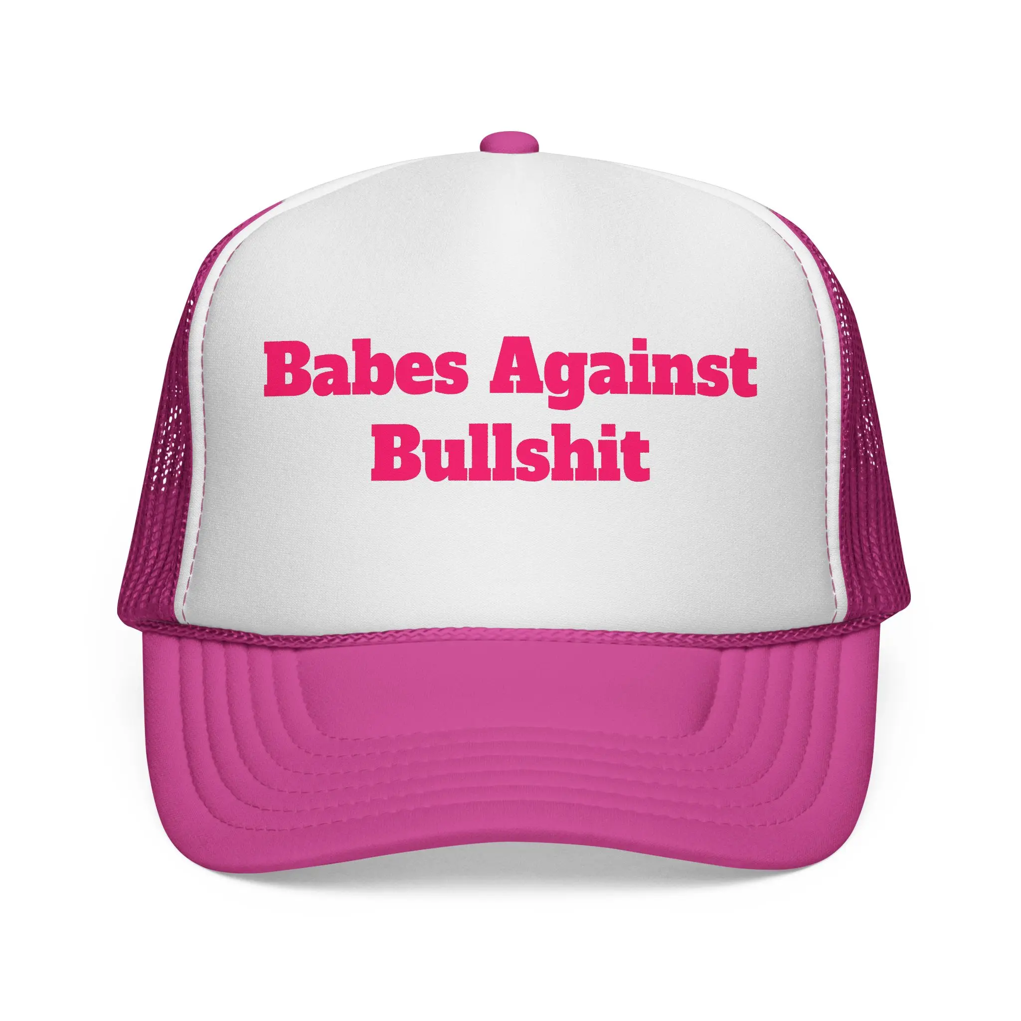 Babes Against Bullshit Trucker Cap | Statement Mesh Hat