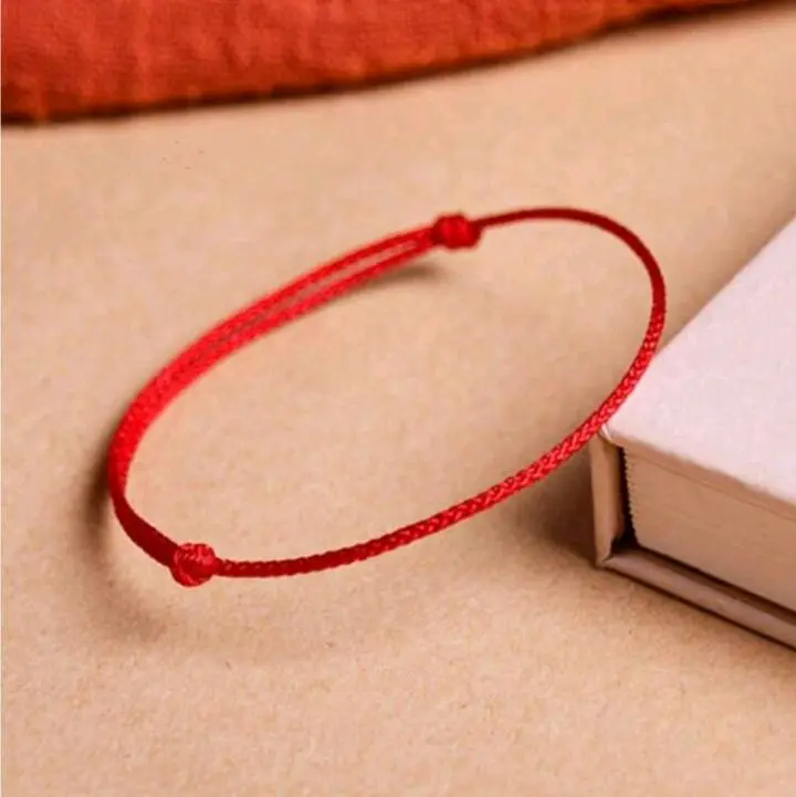 Red Thread Bracelet - Simple Design, Flexible Cord, Ideal for Everyday Wear, Ideal for Self-Admiration or Relaxation