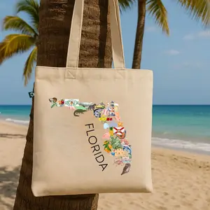Florida State Outline Icons & Symbols Tote