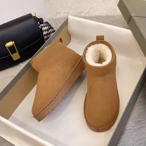 Cozy Ankle Snow Boots for Women - Soft, Warm, and Water-Resistant Classic Winter Footwear with Faux Fur Lining, Anti-Slip Sole, and Comfortable Fit for Cold Weather Girl Shoe